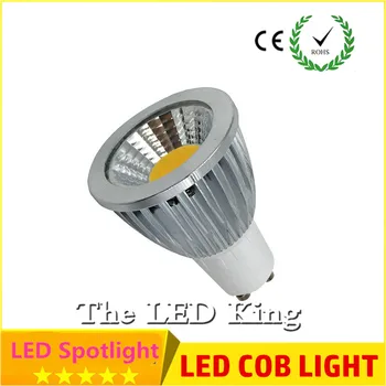 

1X Free shipping 110V-220V 9W 12W 15W Dimmable GU10 COB LED lamp light led Spotlight White/Warm white led lighting