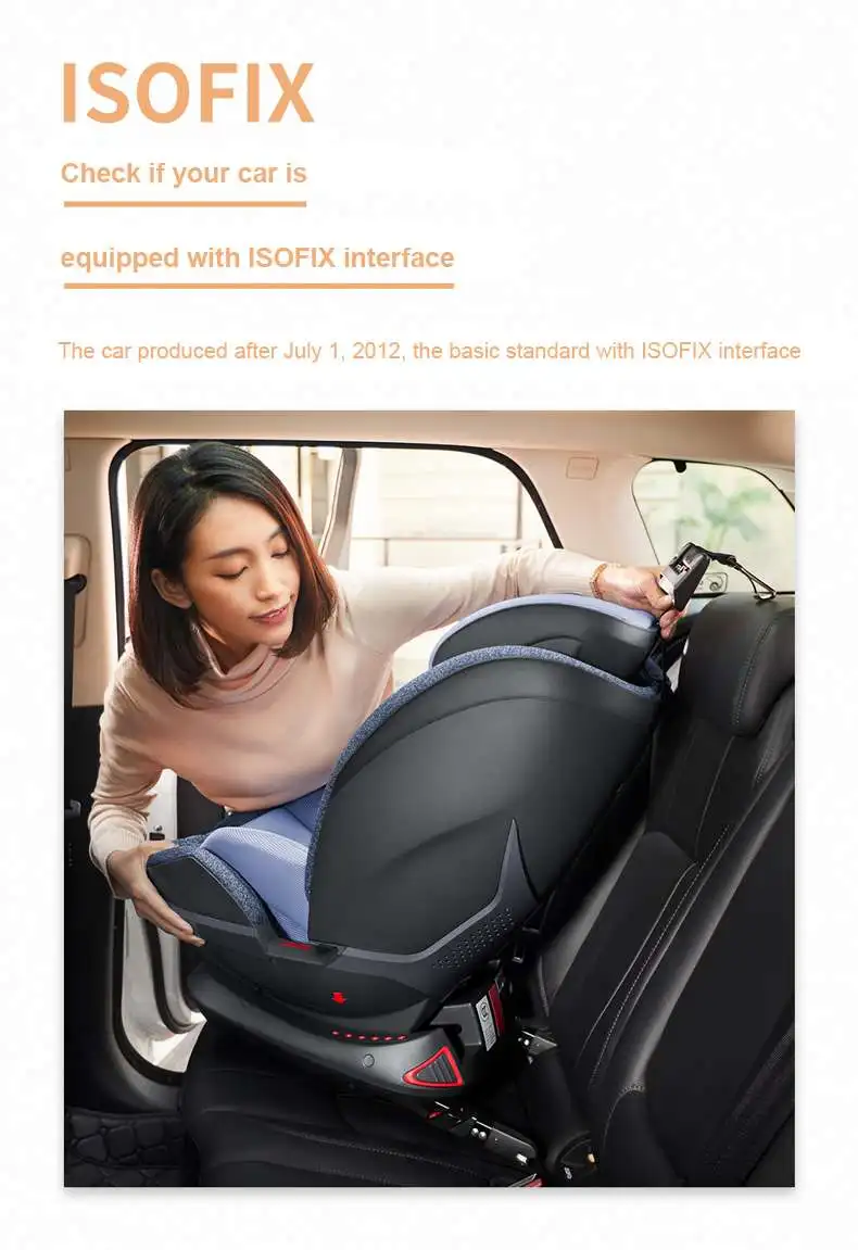 Xiaomi экологической цепи ECE ЕС R44/04 ISOFIX защелка Стандартный маленьких безопасность сидений в автомобиле сиденье повышение возврата и