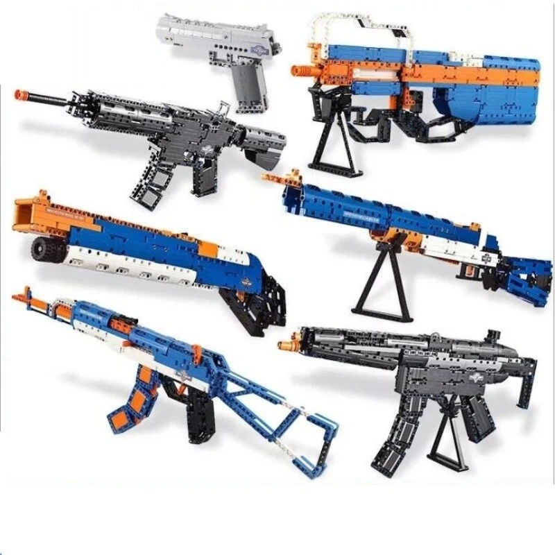 

SWAT GUN Weapons Arms Model kid Toy Bricks model Building kits Blocks Sets Weapon Compatible military AK47 M4A1