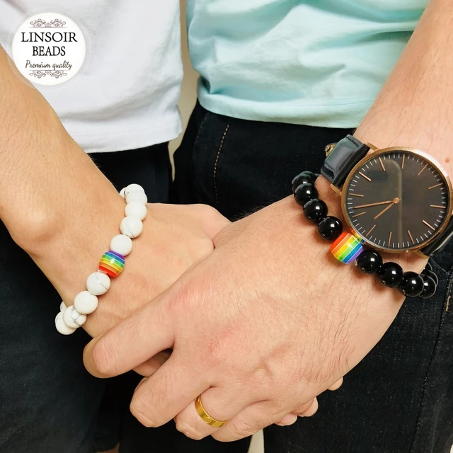 Linsoir Gay Bracelet Love Gift Jewelry Charm Bracelet & Bangle for Men