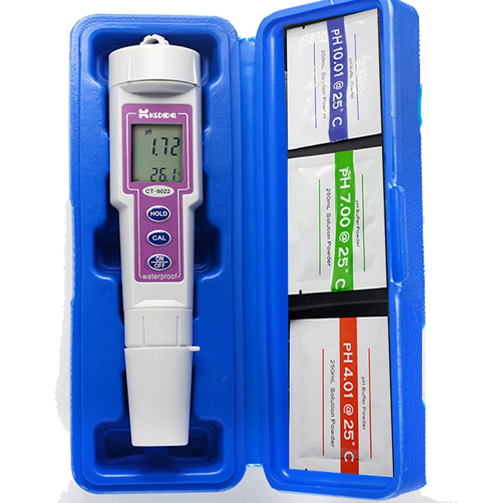 CT 6022 digital pH meter,Automatic Temperature Compensation ATC pH