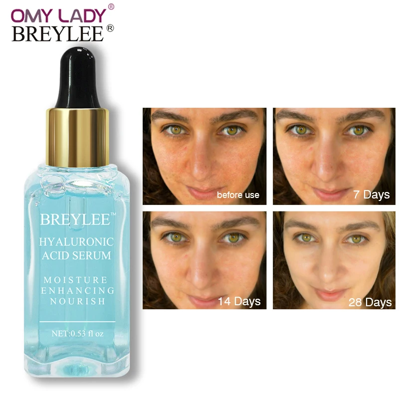 

BREYLEE HA Hyaluronic acid serum facial moisturizing essence 100% natural ingredients face skin care nourishing ageless beauty