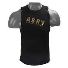 Мужской спортивный жилет Быстросохнущий Круглый вырез без рукавов для тренировок на открытом воздухе