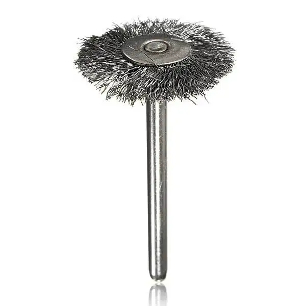 30 Pcs Steel Wire Wheel Brushes Set For Dremel - 22/25/38mm, 3mm Shank, Rotary Tool