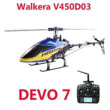 Walkera V450D03 летательные аппараты с Devo 7 передатчик 6CH 3D 6-axis-гироскоп безостовый вертолет на дистанционном управленим с Батарея и Зарядное устройство RTF