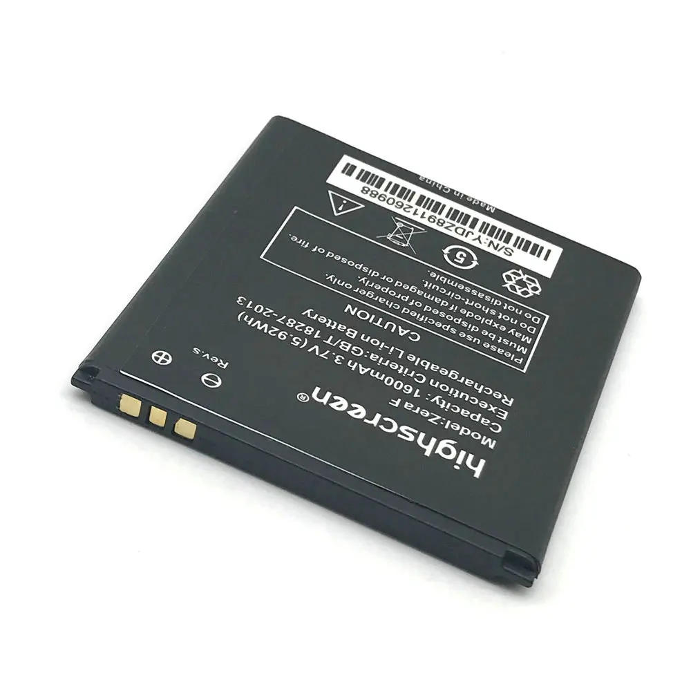 Новый 4 5x54x57 3 мм 1600 mAh аккумулятор для Highscreen Zera F Rev.S мобильный телефон|battery for|battery for