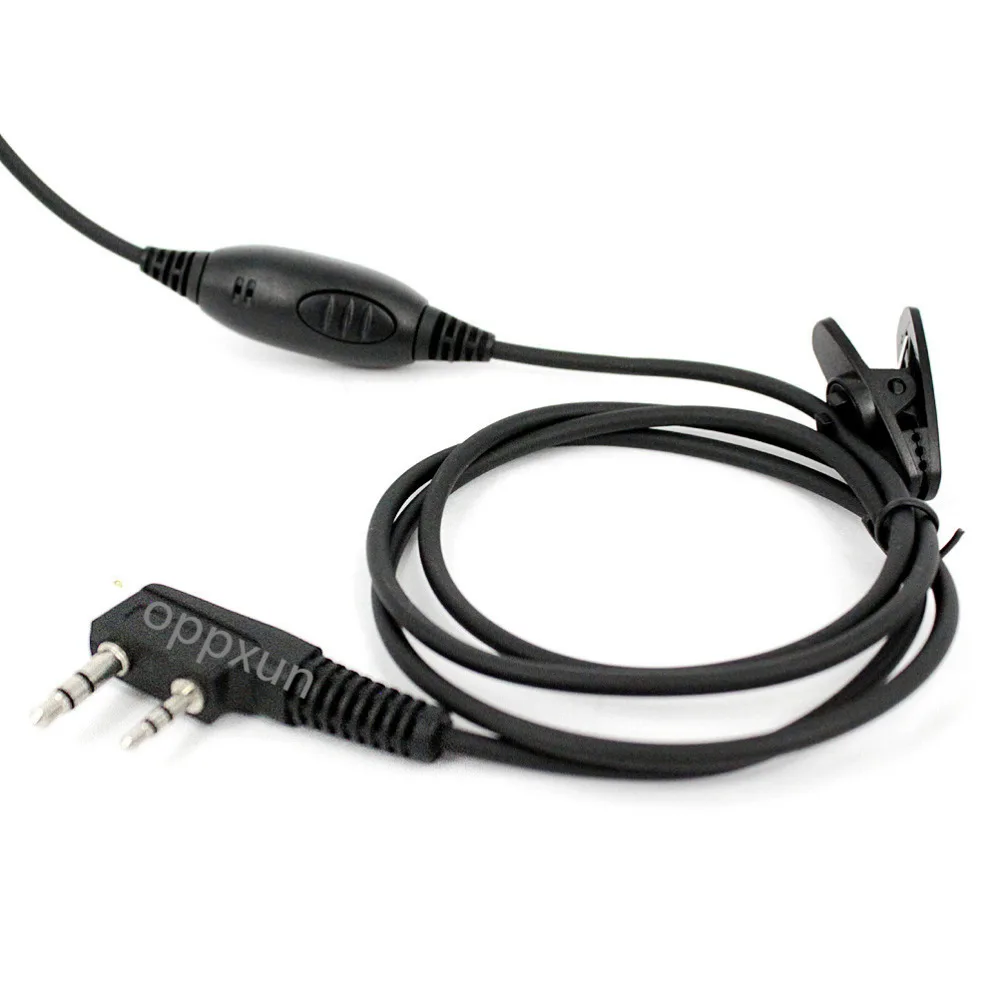 XQF микрофон 2 Pin PTT наушники гарнитура для walkie talkie Baofeng UV 5R 5RA B5 B6 BF 666S 888S 82 TG UV2|headset for