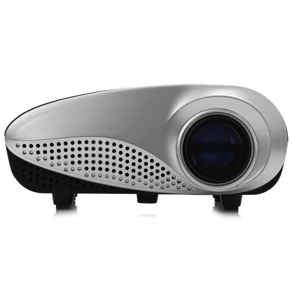 H60 Портативный Мини Проектор Домашний Кинотеатр LED LCD 480*320 P USB VGA Видео Proyectores SD Card DC