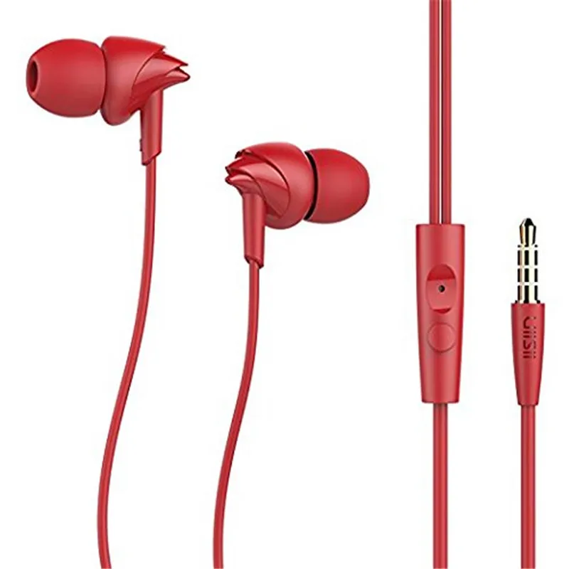 

Sports Headphones HD Crystal Transparent Anti-sweat with Microphone Compatible IOS Android