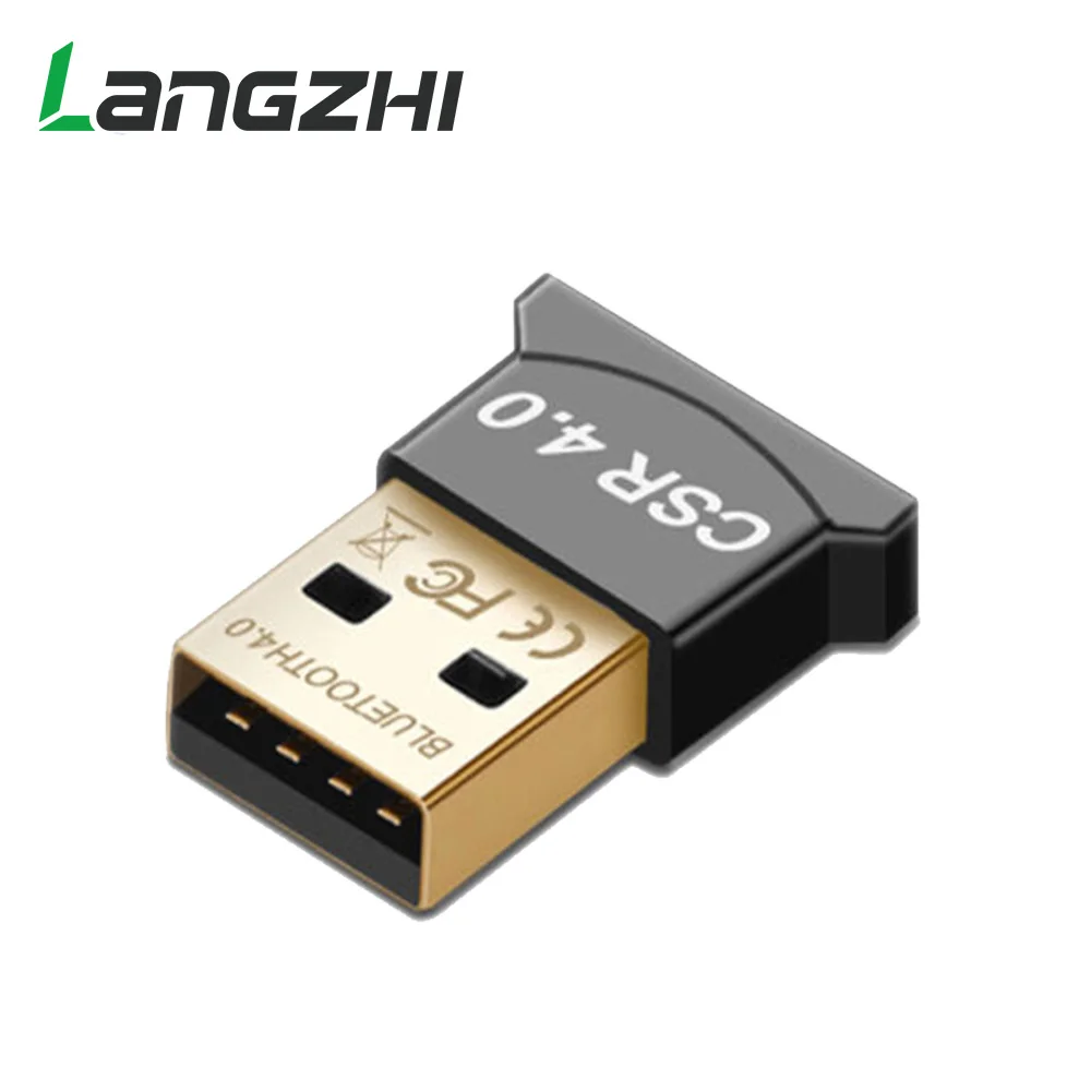 Langzhi USB адаптер Bluetooth APTX для ПК Bluetooth 4,0 ключ аудио Ontvanger Bluetooth Zender для 10/8/XP/Vista