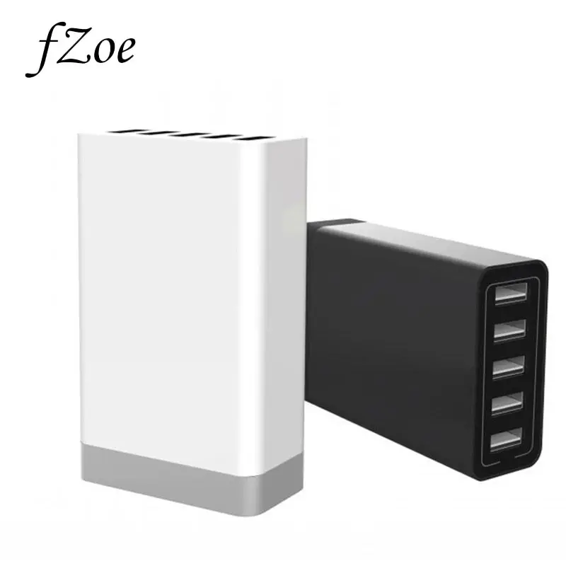 fZoe 36W 5V/2.4A 5 USB Ports Universal Mobile Phone Chargers Multi