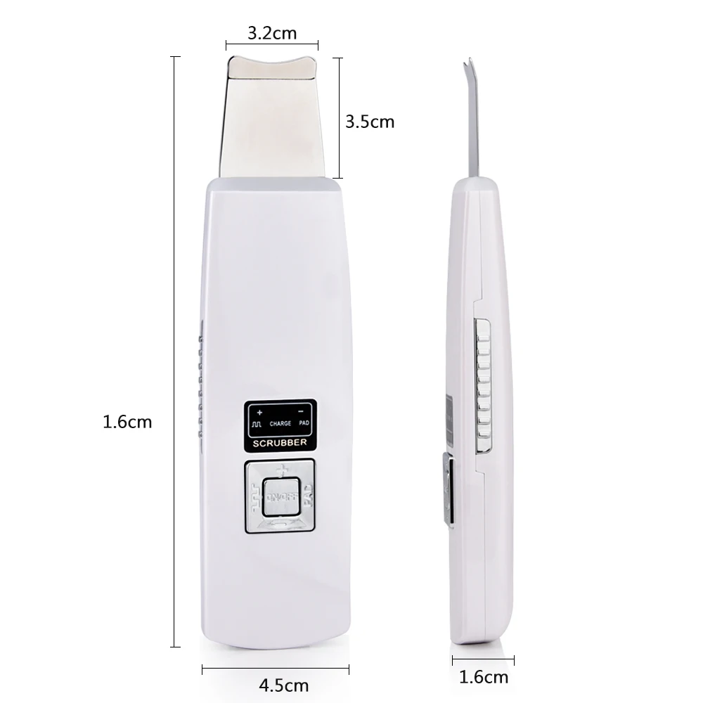 Purificador da Pele Máquina de Descamação da Pele Ultra-sônico Espátula Cravo Remoção Poros Limpador Facial Profunda Spa Beleza Instrumento 9 da pele spa beleza instrumento