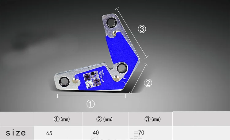 Сильный сварочный угловой магнит/Неодимовый магнитный держатель 60 угол 90 градусов