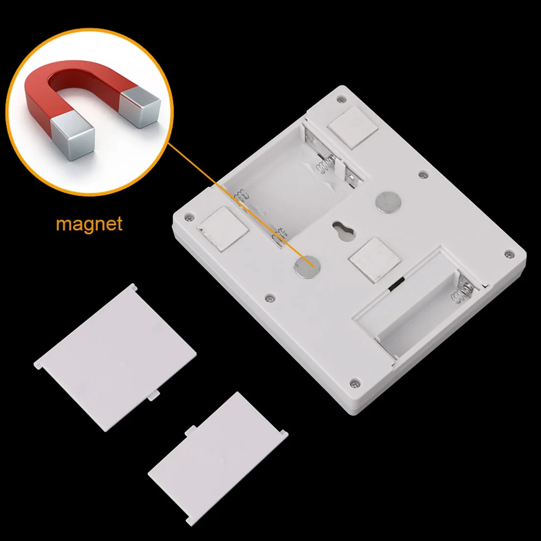 

Magnetic Ultra Bright 4 x COB LED Wall Light Night Lights Camp Lamp Battery Operated with Switch for Garage Closet