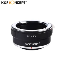 K&F CONCEPT PK-FX Adapter Ring, for Pentax PK Mount Lens to Fujifilm X Fuji X-Pro1 X-E1 X-M1 Camera Body free shipping
