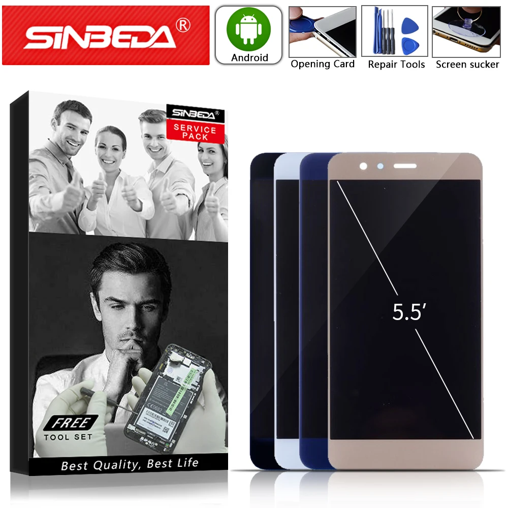 

5.5"Original For HUAWEI Nova Plus LCD Touch Screen with Frame Digitizer For HUAWEI Nova Plus Display For Nova Lite P10 Lite LCD