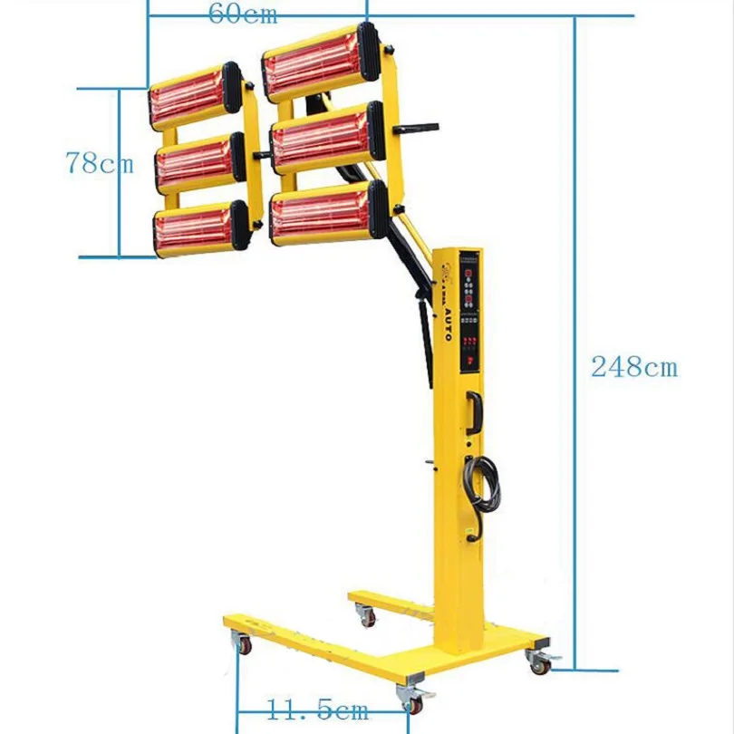 Инфракрасные коротковолновые лампы для нагрева для уход за автомобильной краской работы
