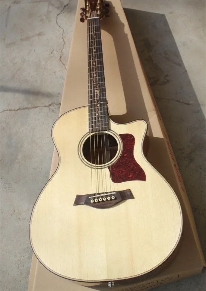 

2018 New + Factory + KOA K20ce acoustic guitar Chaylor K20 electric acoustic guitar Free Shipping K20 KOA body acoustic guitar
