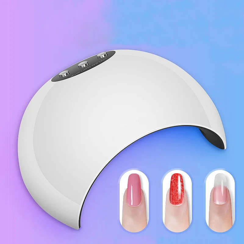 

24W ABS Shell Nail UV Lamp Gel Nail Polish Curing Light Manicure Tool Nail Art Equipment LED Nail Dryer
