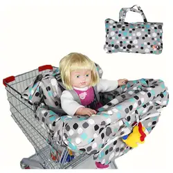 Новорожденный Младенец магазинная Тележка для покупок крышка Портативная сумка детская подушка безопасности столовая подушка для