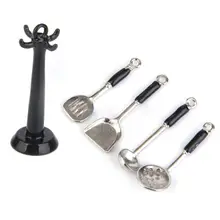 ABWE Лучшая 1/12 кухонная посуда набор для кукольного домика миниатюрные кухонные принадлежности(Лопата четыре штуки