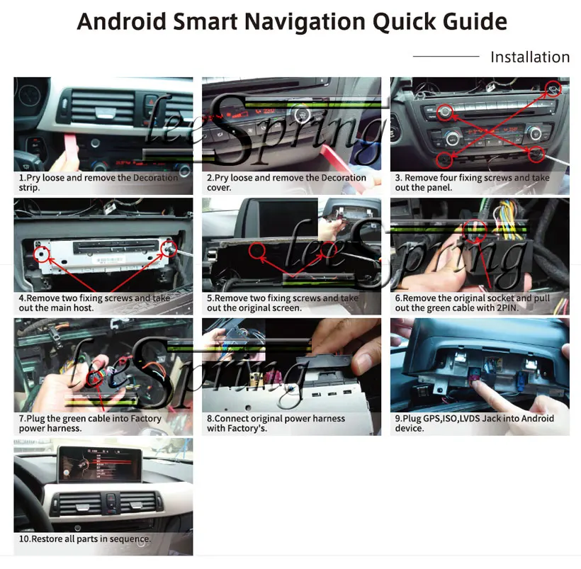 Excellent 10.25"Touch Android 7.1 Car GPS Navigation for BMW X1 E84 2009-2015 Video Audio Player Stereo MP5  Bluetooth WiFi Mirrorlink 14