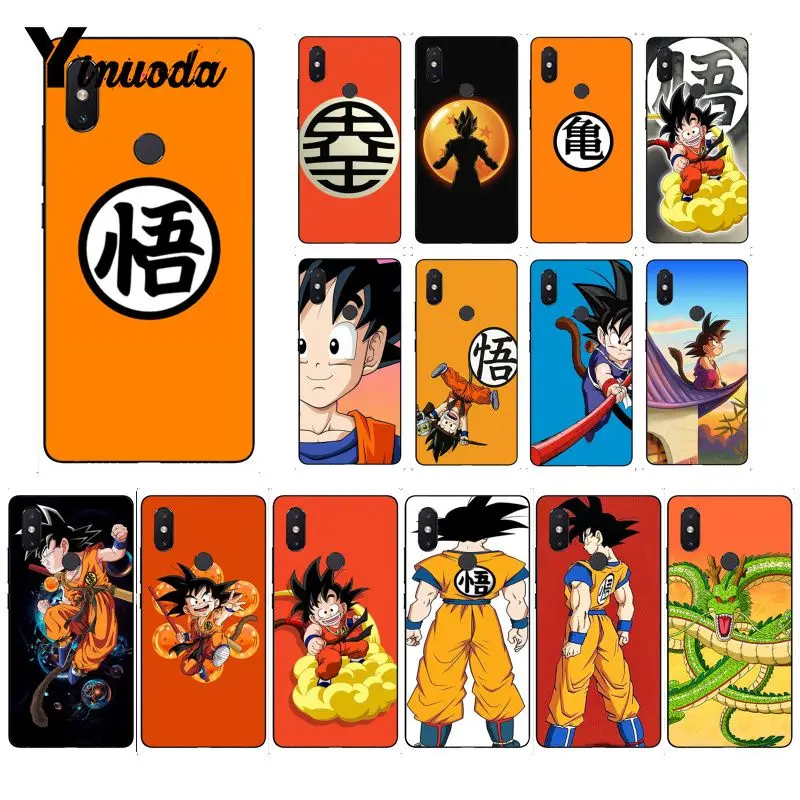 

Yinuoda DRAGON BALL Z DBZ Goku Pattern TPU Soft Phone Case for Xiaomi Mi 6 Mix2 Mix2S Note3 8 8lite Redmi 5 note5 Note4 4X