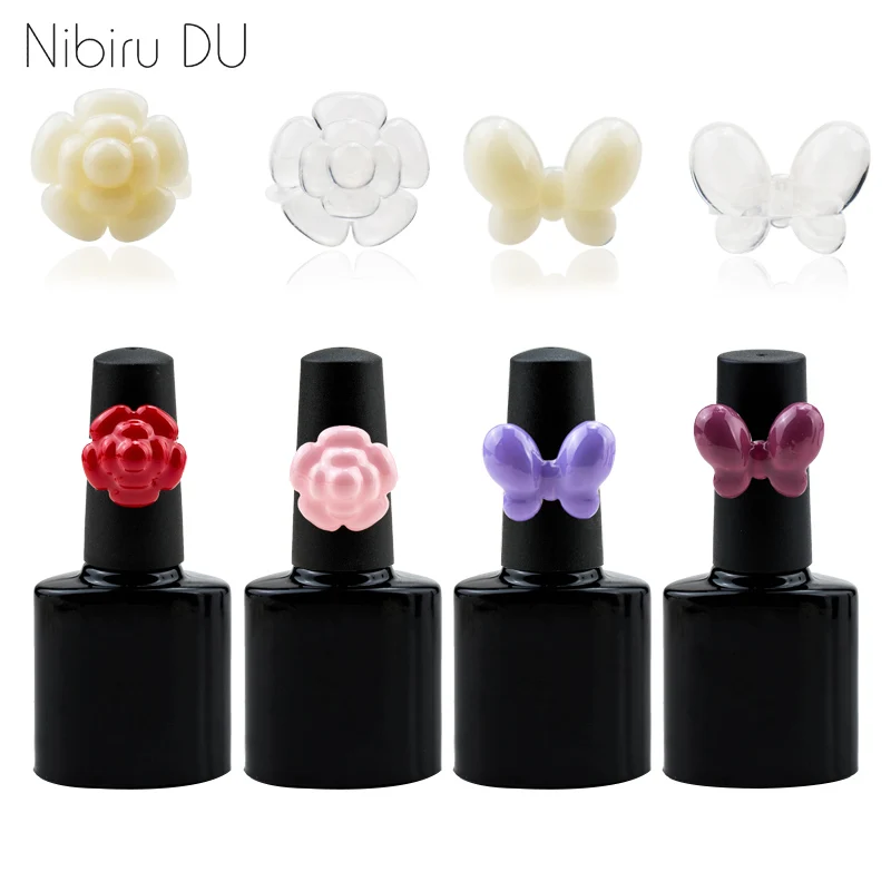 

50pcs Plastic Natural Color Card of Glue False Nails Decoration Tips Nail Polish Ring DIY Color Card Gel Nail Polish Show Tool