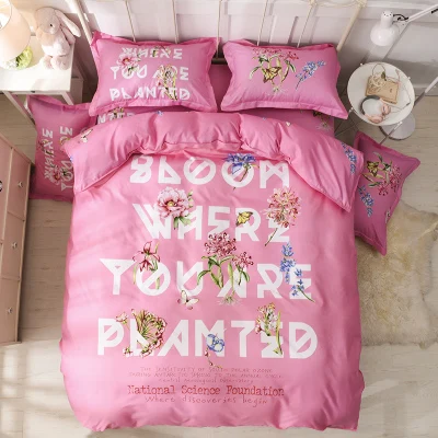 

Morpheus Romantic Purple Color 4 Pcs Twin/Full/Queen Size Comforter Set Bedding Set High Quality Paris Duvet Cover