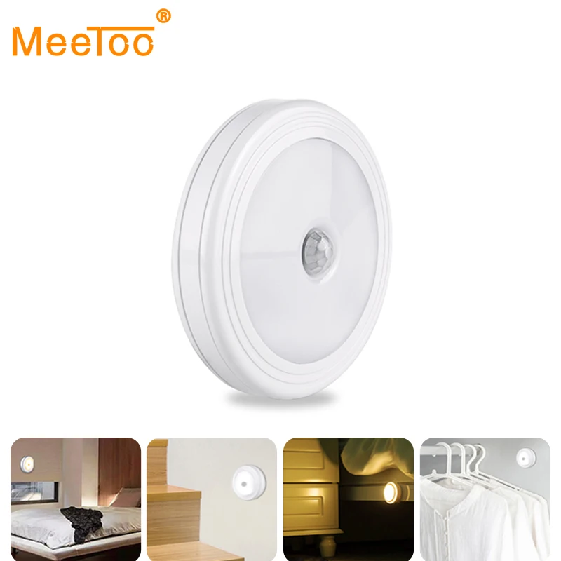 Pir Motion Sensor Batterie Led Schrank Licht Drahtlose Wand Lampe
