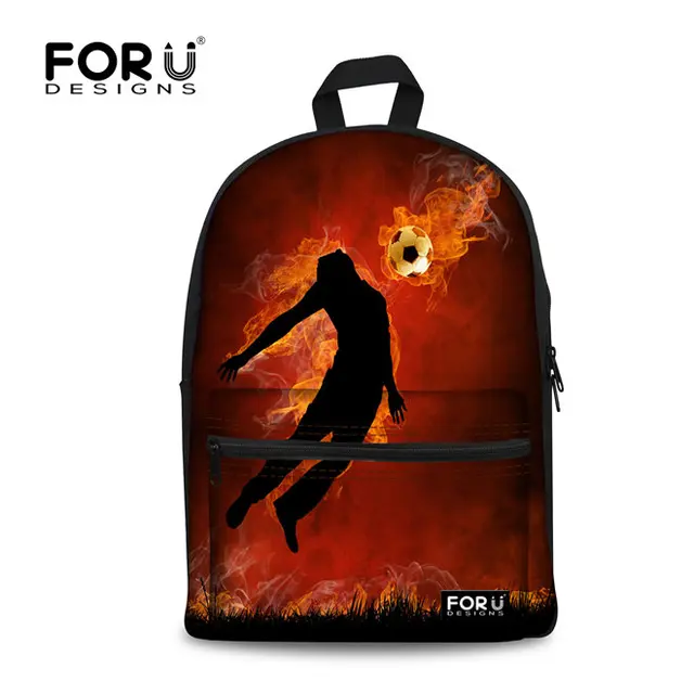 Ball Canvas backpack men shoulder bags Male famale mochila,print