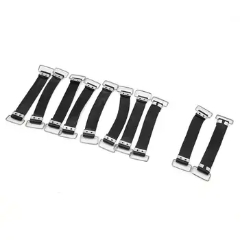 

Uxcell 10 Pcs Black Motorcycle Bettery Fixed Holder Rubber Strap Band Bandge 15cm Long
