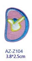 Нашивки с вышивкой в виде букв алфавита 10 шт.|patch iron on|iron oniron on name |