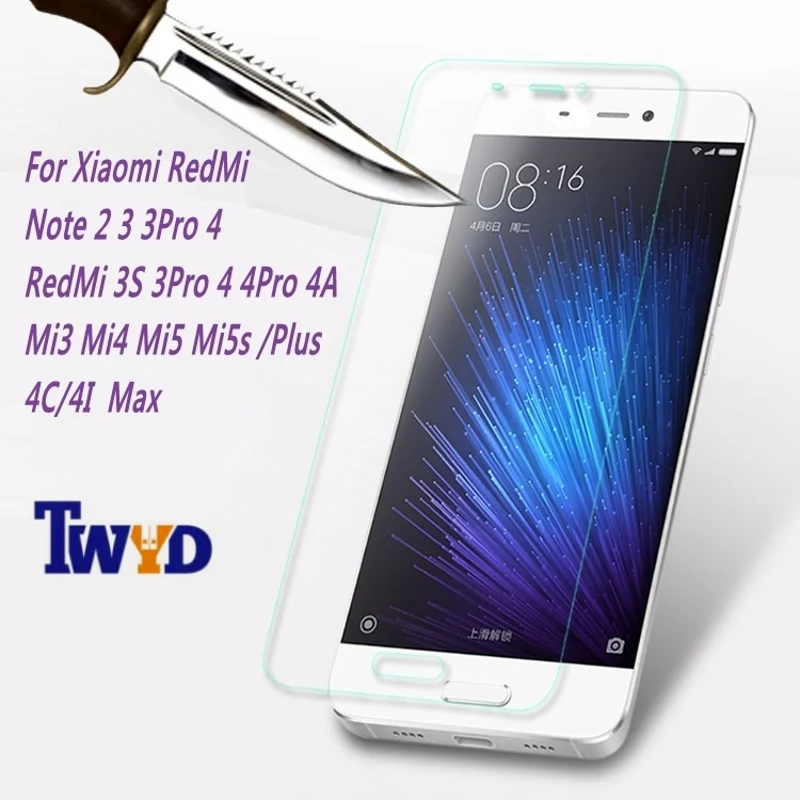 

2.5D 0.3mm 9H Premium Tempered Glass for Xiaomi Redmi 6 6A 5A 3S 4 4A 5 Plus Redmi Note 4X 3 Pro Mi6 Mi8 Phone Screen Protector