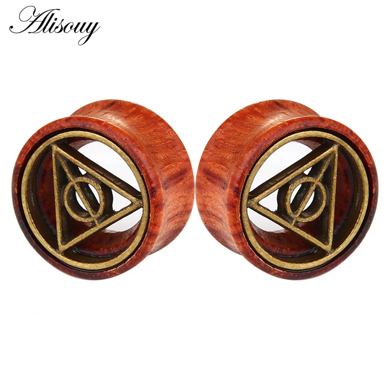 Piercing jewelry Body piercing earrings Ear piercing jewelry Body piercing jewelry Body jewelry 1 PC Bamboo Wood Ear Plugs Gauges Earrings Women Men Flesh Tunnel Expander Piericing Stretcher Body Piercing Jewelry