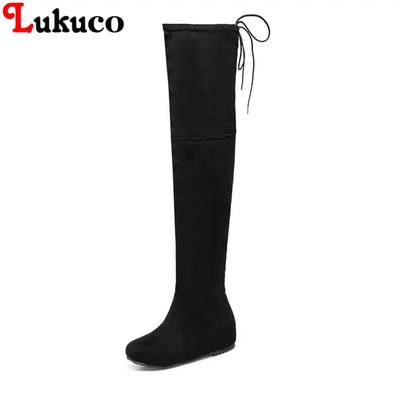 

2018 FASHION over-the-knee women boots plus size 36 37 38 39 40 41 42 43 44 45 46 47 48 high quality real pictures free shipping