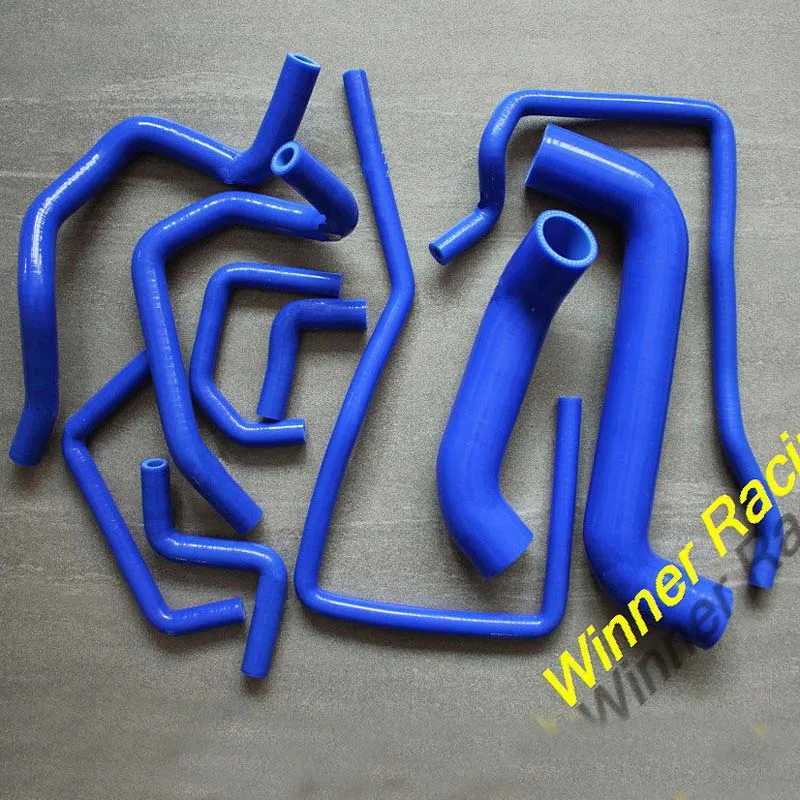 Силиконовый шланг радиатора для SUBARU IMPREZA WRX/STi GRB/GH SH5/BP5/BL5 EJ20/EJ25 - Цвет: Синий