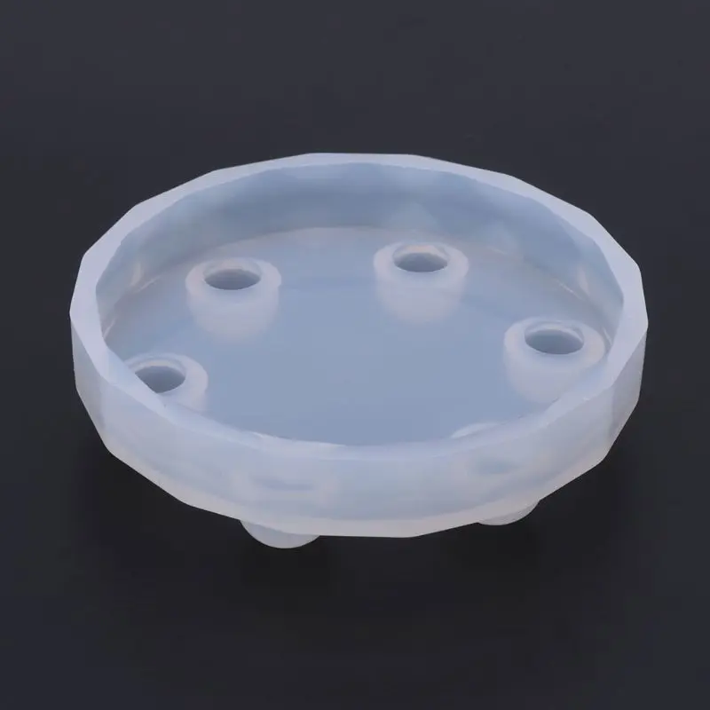 

Silicone Mold DIY Jewelry Making Tools Epoxy Resin Desk Decoration Platform Round Handmade Crafts Ornaments