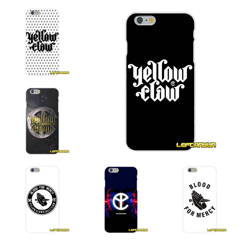

YELLOW CLAW Soft Silicone phone Case For iPhone X 4 4S 5 5S 5C SE 6 6S 7 8 Plus