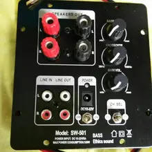 Цифровой сабвуфер 2,1 SMD Интегрированный усилитель доска независимая 2,0 канальный выход регионализация функциональный усилитель доска