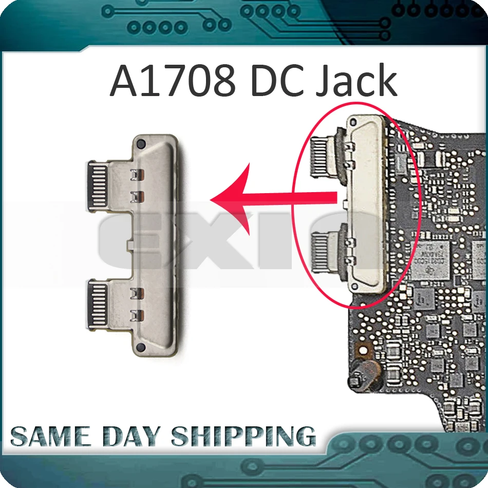 New for Apple Macbook Pro Retina 13" A1708 Type C USB C Charging DC IN DC  Power Jack Board Connector 2016 2017 MLL42 MPXQ2|Laptop Repair Components|  - AliExpress