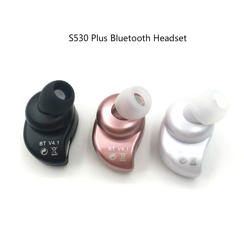 

Wireless Bluetooth 4.1 Headset handfree car kit Microphone Earphone Universal Mobile Phone S530 Plus safe driving car kit