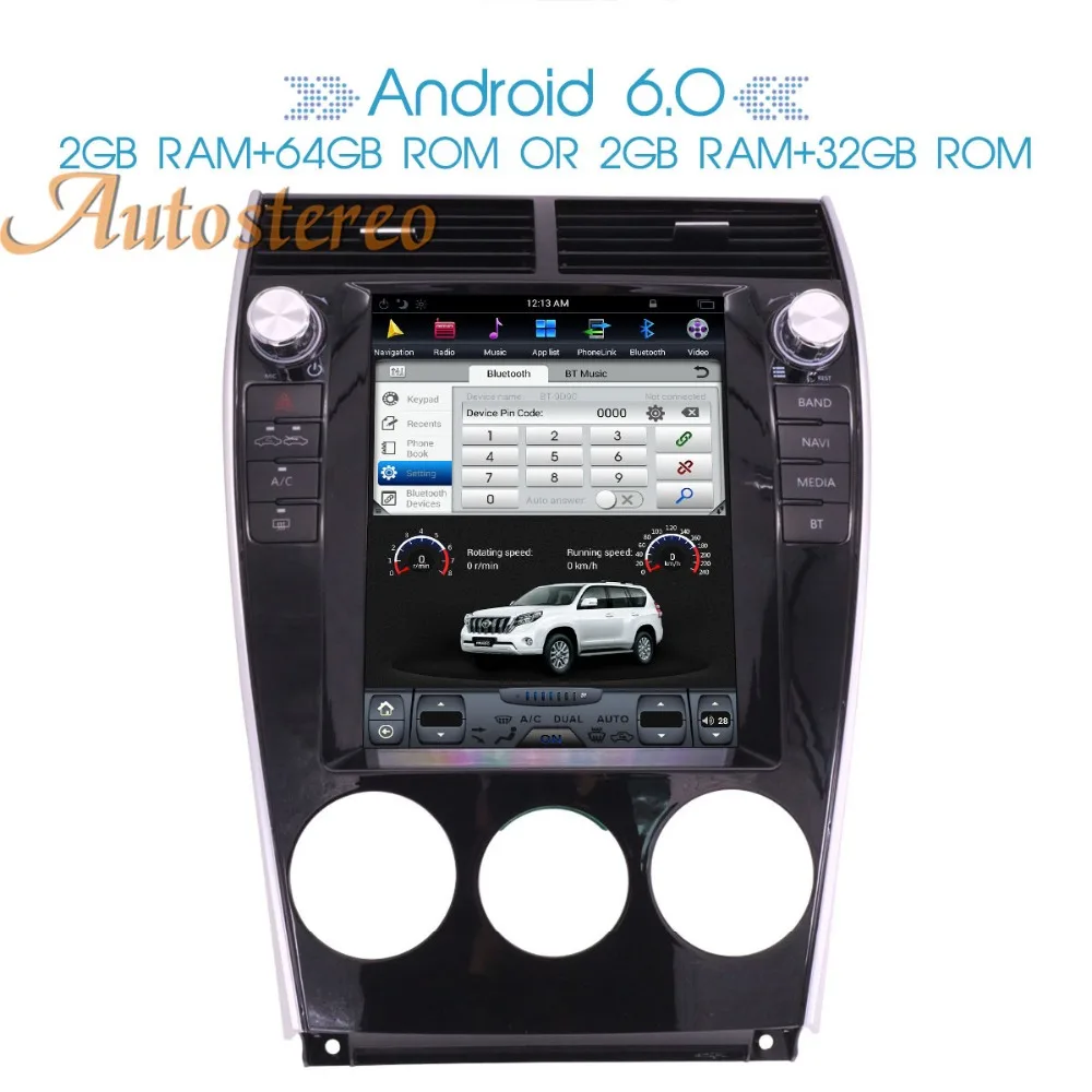 

Android 6.0 Big Screen Tesla style Car no DVD Player GPS Navigation For Mazda6 2002-2015 Spilt screen stereo headunit multimedia