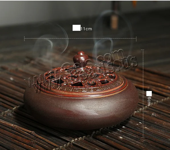 Ceramic Incense Burners Portable Porcelain Censer Buddhism Incense Holder Gift Ornaments Creative Home Decor Simple Decoration