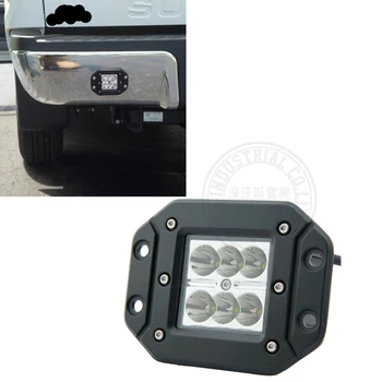 

3 Inch Off Road LED Work Light 18W Auxiliary Light Driving Light with Flush Mount Fog Light 6000k for Trucks Vehicle Cars 1Pcs