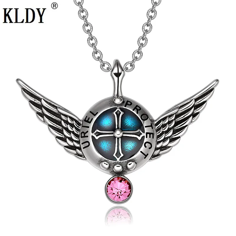 KLDY Beauty women fashion Crystal Pendant Necklace Protection Shield