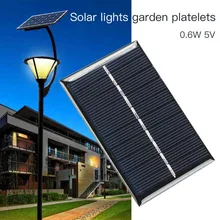 0.6W 5V Polycrystalline Solar Panel Cell Panel Solar Energy Charger For Garden Light Street Light