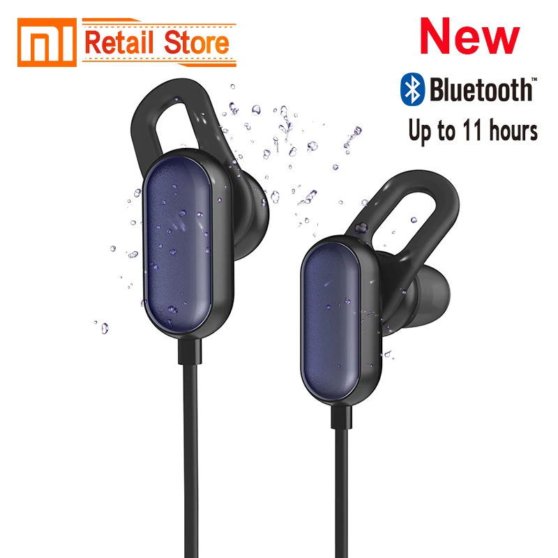 Новые оригинальные Xiaomi mi bluetooth-наушники с mi c, Спортивные Беспроводные Молодежные водонепроницаемые наушники для смартфонов Xio mi iPhone