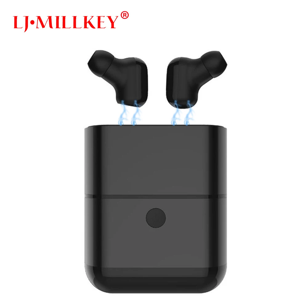 TWS Bluetooth font b Earphone b font Earbuds Touch Control Hifi Stereo Wireless Mic for Phone