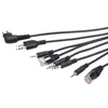 ABBREE 8 в 1 USB кабель для программирования BaoFeng UV-5R Motorola Yaesu Icomfor hyt Ham двухканальные рации автомобиля мобильное радио ► Фото 3/6